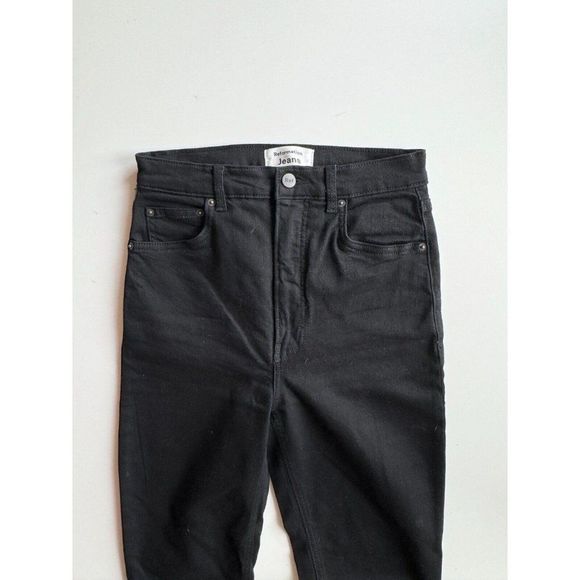 REFORMATION Harper Black High Waisted High Rise Skinny Jeans, Size 28 - Picture 6 of 16